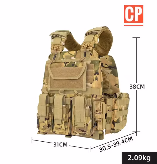 Multicam Chaleco Tactico Molle Quick Release Protective Bullet Proof Vest for Tactical Vest