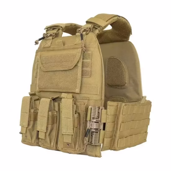 Multicam Chaleco Tactico Molle Quick Release Protective Bullet Proof Vest for Tactical Vest