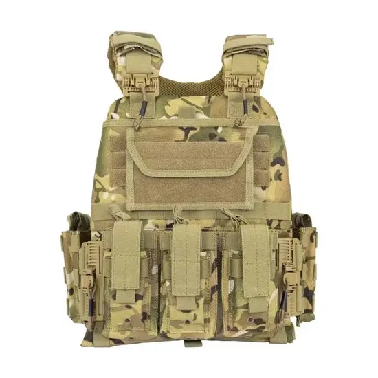 Multicam Chaleco Tactico Molle Quick Release Protective Bullet Proof Vest for Tactical Vest