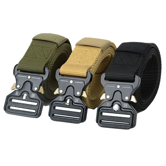 Ceinture tactique de camouflage personnalisée en nylon de taille d'outil de toile de boucle en gros d'usine